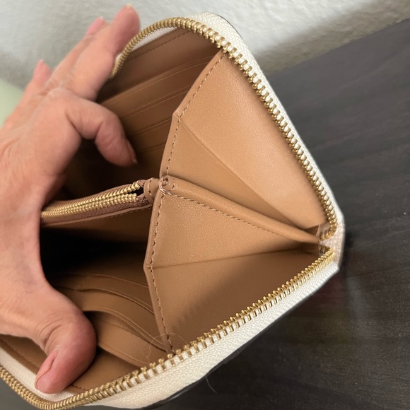 Coach Accordion Zip Floral Wallet - Picture 8 of 12